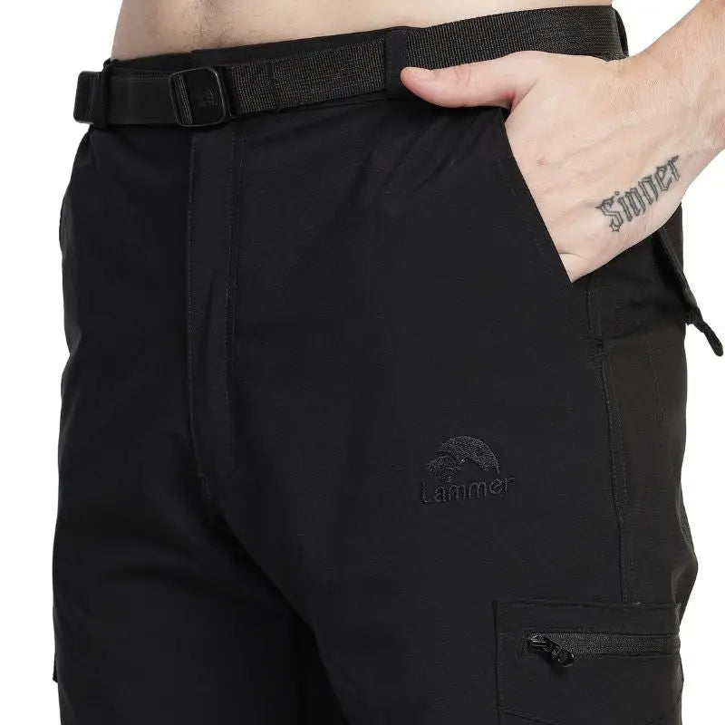 Lammer Men’s Soft Shell 6 Pockets Hiking & Trekking Pants - Cargos and Pants