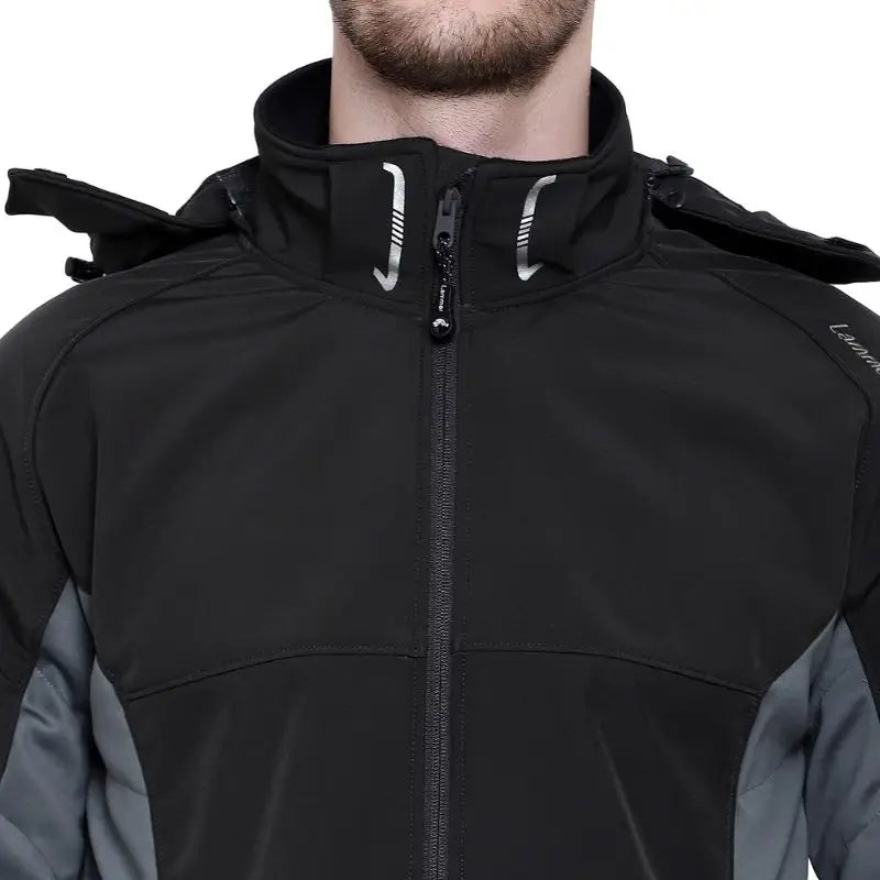 Lammer Men’s Soft-Shell Full Sleeves Jacket - Winter Jacket