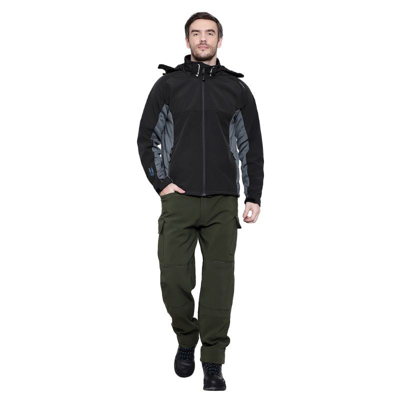 Lammer Men’s Soft-Shell Full Sleeves Jacket - Winter Jacket