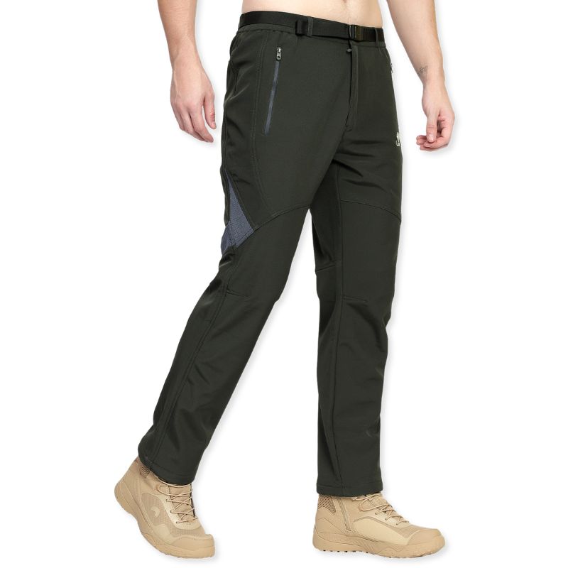 Lammer Men’s Soft Shell Water Resistant Hiking & Trekking Pants - Cargos and Pants