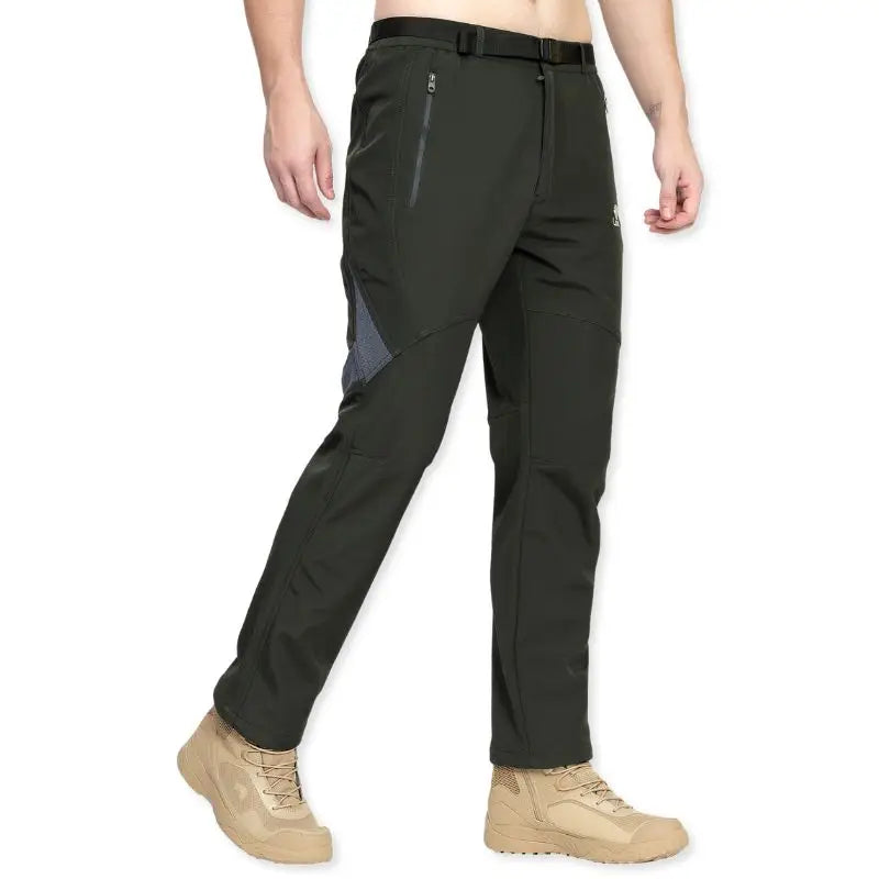 Lammer Men’s Soft Shell Water Resistant Hiking & Trekking Pants - Cargos and Pants