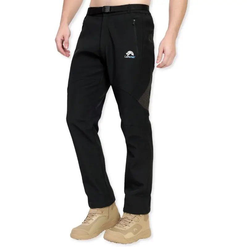 Lammer Men’s Soft Shell Water Resistant Hiking & Trekking Pants - Cargos and Pants