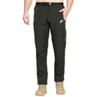 Lammer Men’s Soft Shell Water Resistant Hiking & Trekking Pants - Grey / M - Cargos and Pants