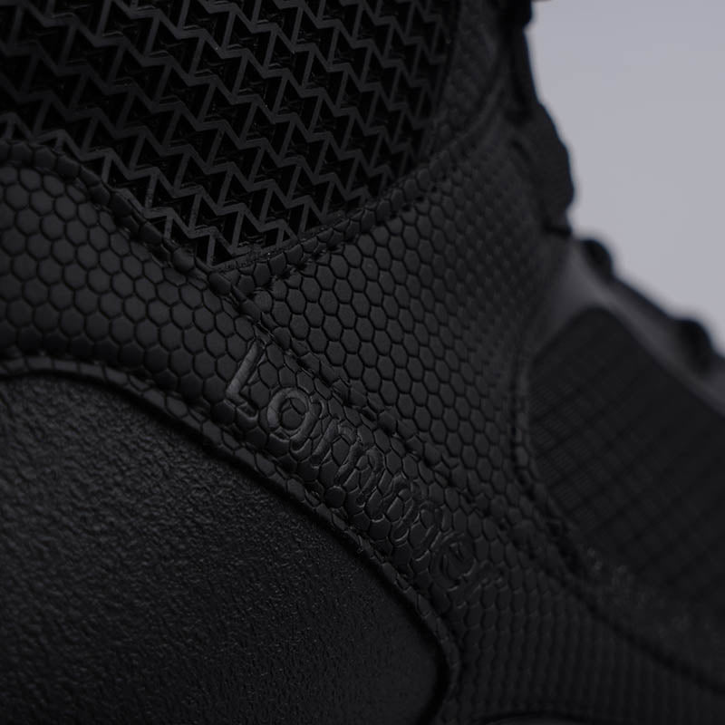 Lammer Men's Tactical-1 lightweight shoes in black, featuring durable design and tactical grip for outdoor and tactical use.