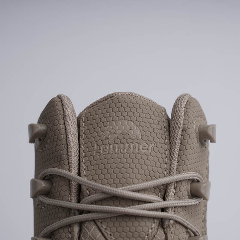 Lammer Men's Tactical-1 lightweight shoes in dark gray with sturdy soles and breathable design for active wear.