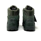 Lammer Men's Tactical-3 Mid Ankle Shoes in dark green, featuring sturdy construction and tactical design for outdoor activities.
