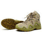 Lammer Men's Tactical-3 Mid Ankle Shoes in dark gray, featuring sturdy design and tactical sole for outdoor and work use.