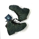 Lammer Men's Tactical-3 Mid Ankle Shoes in dark green, featuring durable design and secure lacing for outdoor or tactical use.