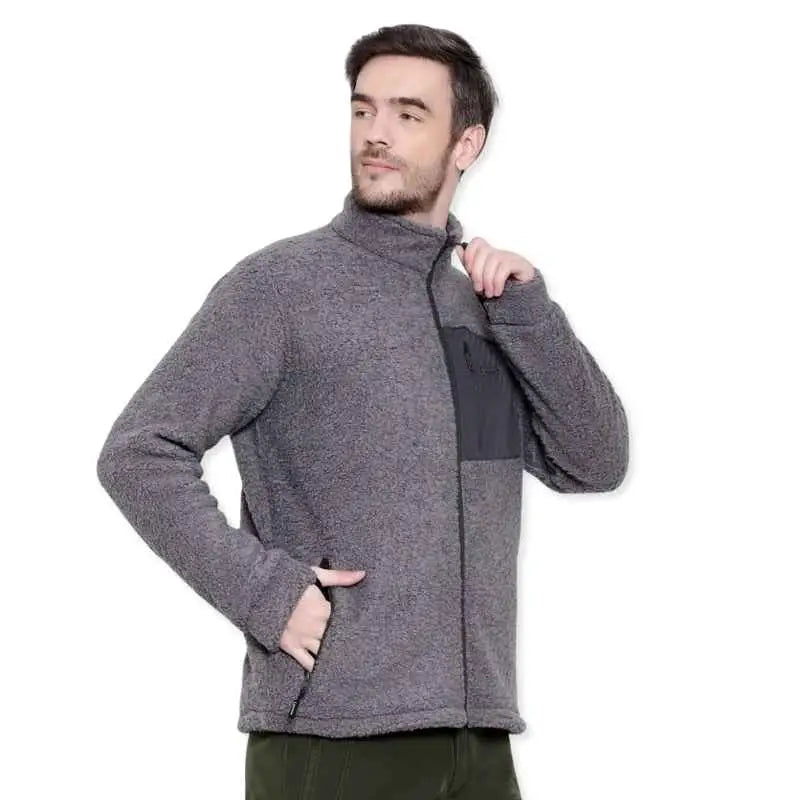 Lammer Men’s Teddy 002 Full Zip Jacket - Fleece Jacket