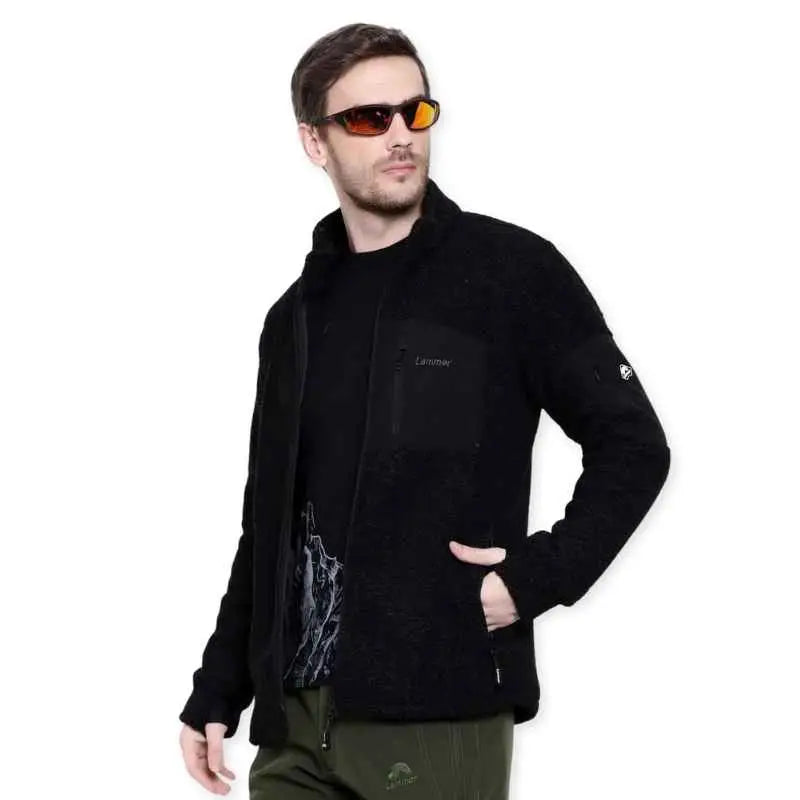 Lammer Men’s Teddy 002 Full Zip Jacket - Fleece Jacket