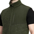 Lammer Men’s Teddy 006 Coral Fleece Vest Jacket - Vest Jacket