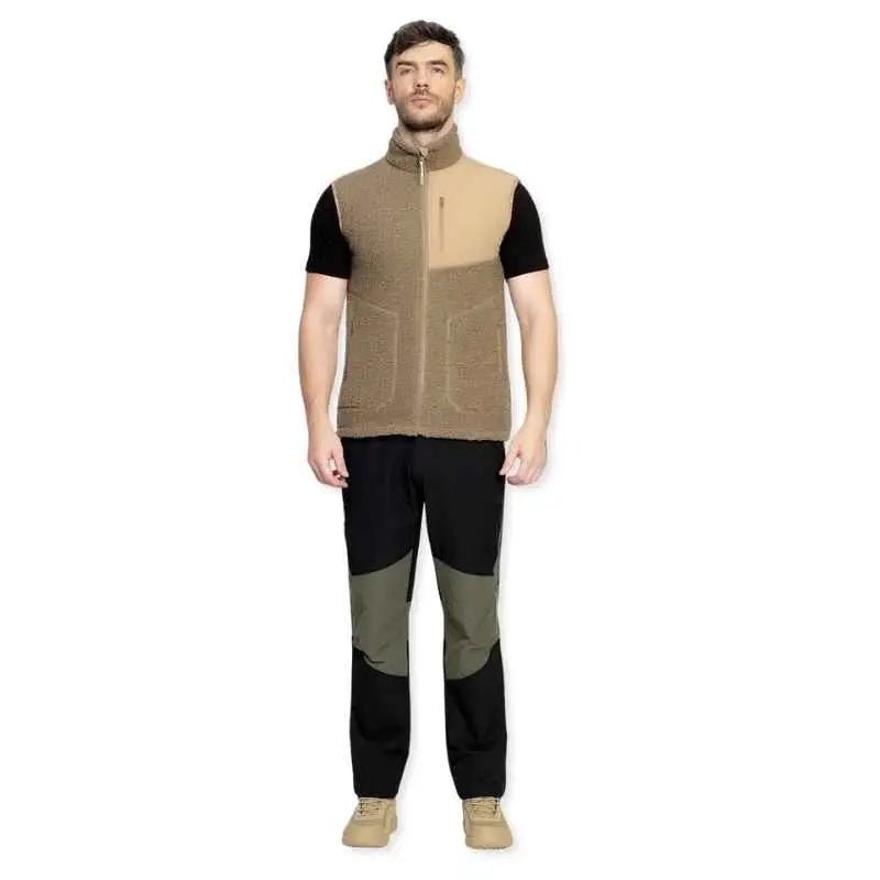 Lammer Men’s Teddy 006 Coral Fleece Vest Jacket - Vest Jacket