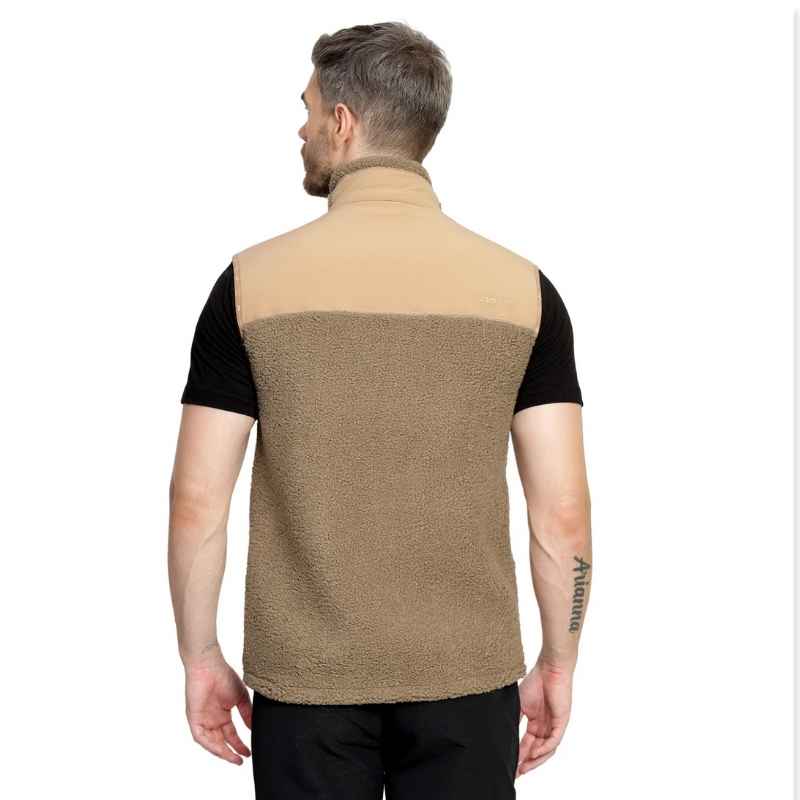 Lammer Men’s Teddy 006 Coral Fleece Vest Jacket - Vest Jacket
