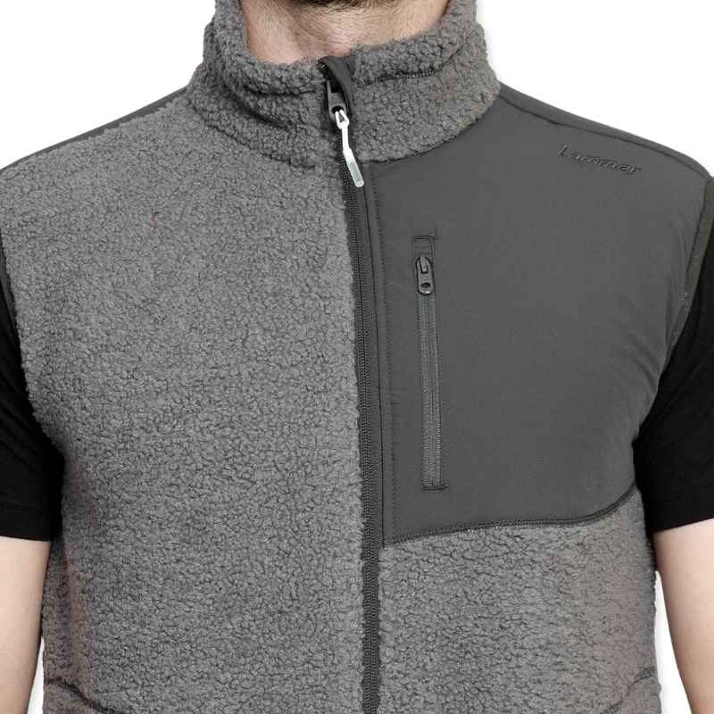 Lammer Men’s Teddy 006 Coral Fleece Vest Jacket - Vest Jacket