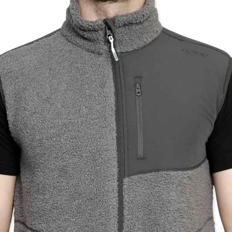 Lammer Men’s Teddy 006 Coral Fleece Vest Jacket - Vest Jacket