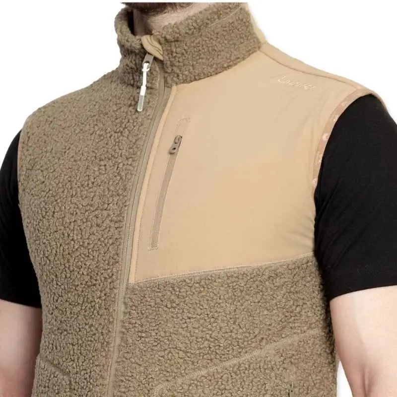 Lammer Men’s Teddy 006 Coral Fleece Vest Jacket - Vest Jacket