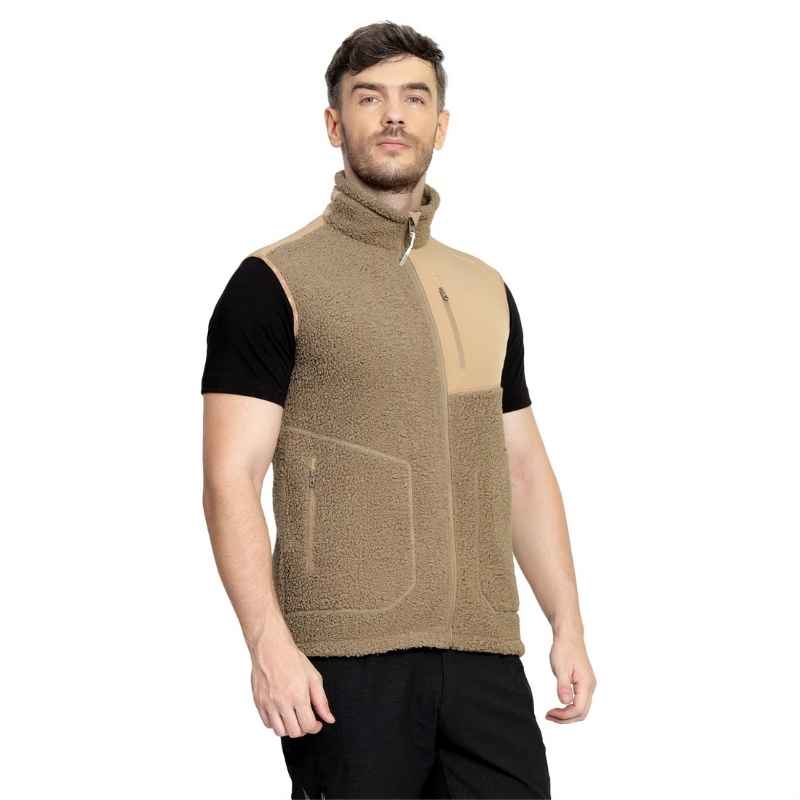 Lammer Men’s Teddy 006 Coral Fleece Vest Jacket - Vest Jacket
