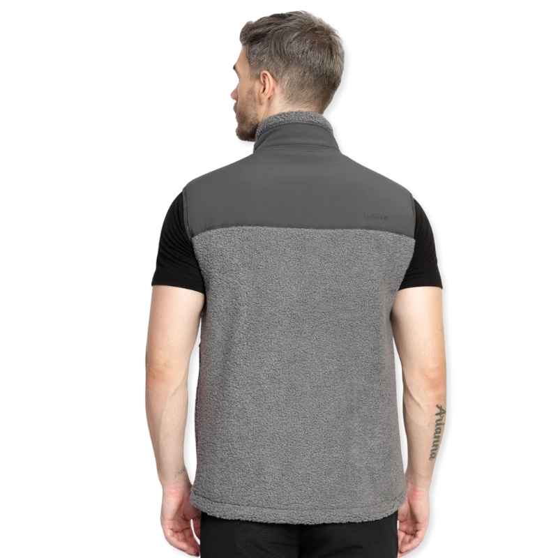 Lammer Men’s Teddy 006 Coral Fleece Vest Jacket - Vest Jacket