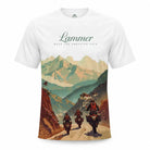 Lammer Men’s The Lam Moto– Premium Outdoor Adventure Graphic T-Shirt - White / S - T-shirt