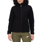 Lammer Women’s Bonded Coral Fleece Full Sleeves Jacket - Black / M - Wind Jacket