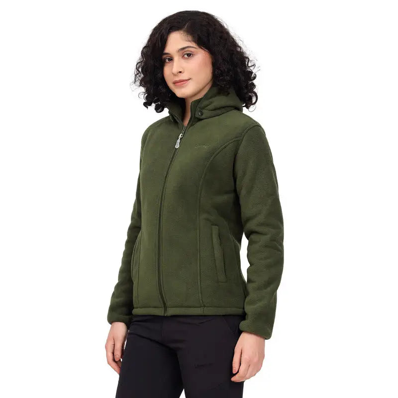 Lammer Women’s Bonded Coral Fleece Full Sleeves Jacket - Wind Jacket