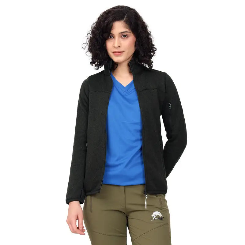 Lammer Women’s Fleece Full Sleeves Jacket - Wind Jacket