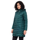 Lammer Womens Long Poly Jacket With Detachable Hood - Wind Jacket