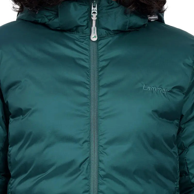 Lammer Womens Long Poly Jacket With Detachable Hood - Wind Jacket
