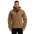 MountMiller Men’s 10 Zip Outpost Superbond Jacket - Coyote / S - Jacket