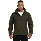 MountMiller Men’s 10 Zip Outpost Superbond Jacket - Olive Green / S - Jacket