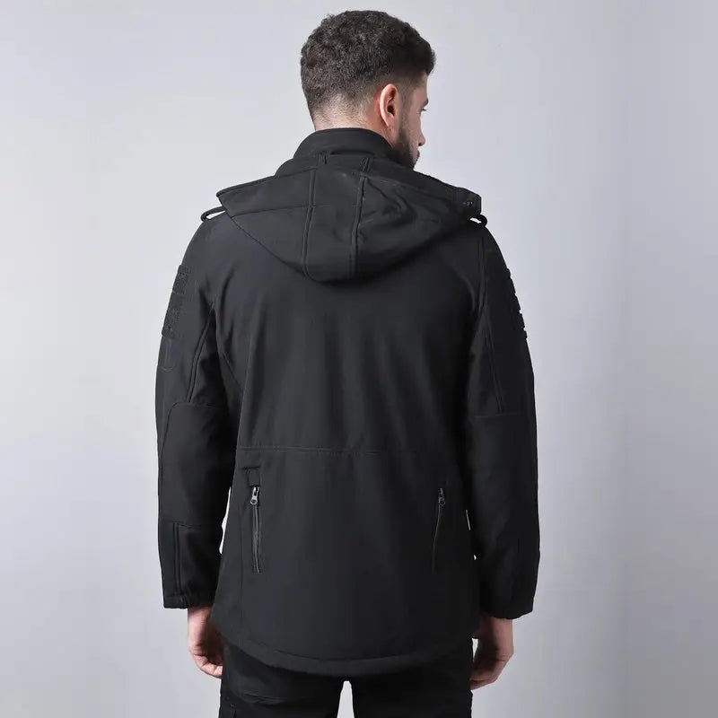 MountMiller Men’s 12 Zip Softshell Wind Proof Lycra Jacket - Jacket