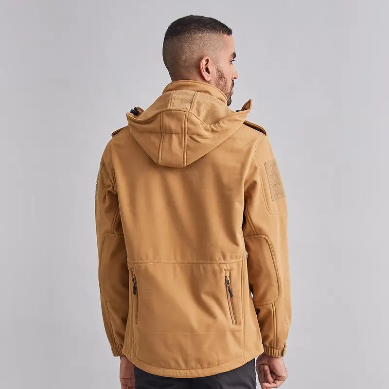 MountMiller Men’s 12 Zip Softshell Wind Proof Lycra Jacket - Jacket