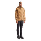 MountMiller Men’s 12 Zip Softshell Wind Proof Lycra Jacket - Khaki / S - Jacket