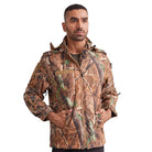 MountMiller Men’s 12 Zip Softshell Wind Proof Lycra Jacket - Tree / S - Jacket