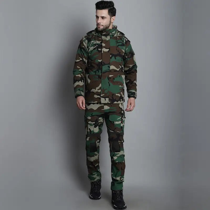 MountMiller Men’s 3 Layer Parkha WR 9 Pocket Jacket - Jacket