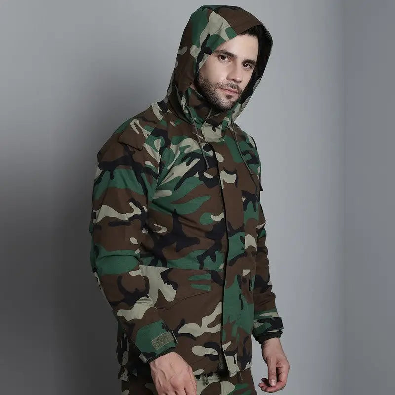MountMiller Men’s 3 Layer Parkha WR 9 Pocket Jacket - Jacket