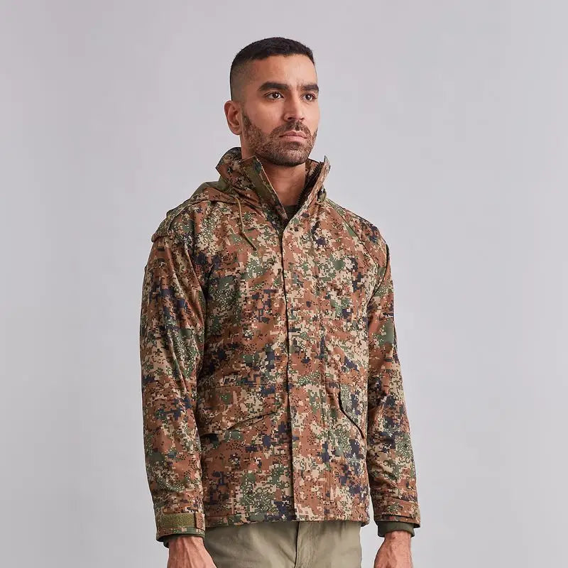 MountMiller Men’s 3 Layer Parkha WR 9 Pocket Jacket - Jacket