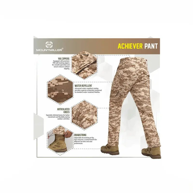 MountMiller Men’s Achiever Tactical Pant - Cargos and Pants