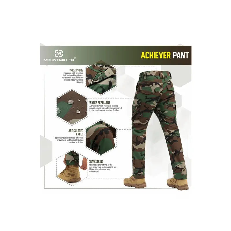 MountMiller Men’s Achiever Tactical Pant - Cargos and Pants