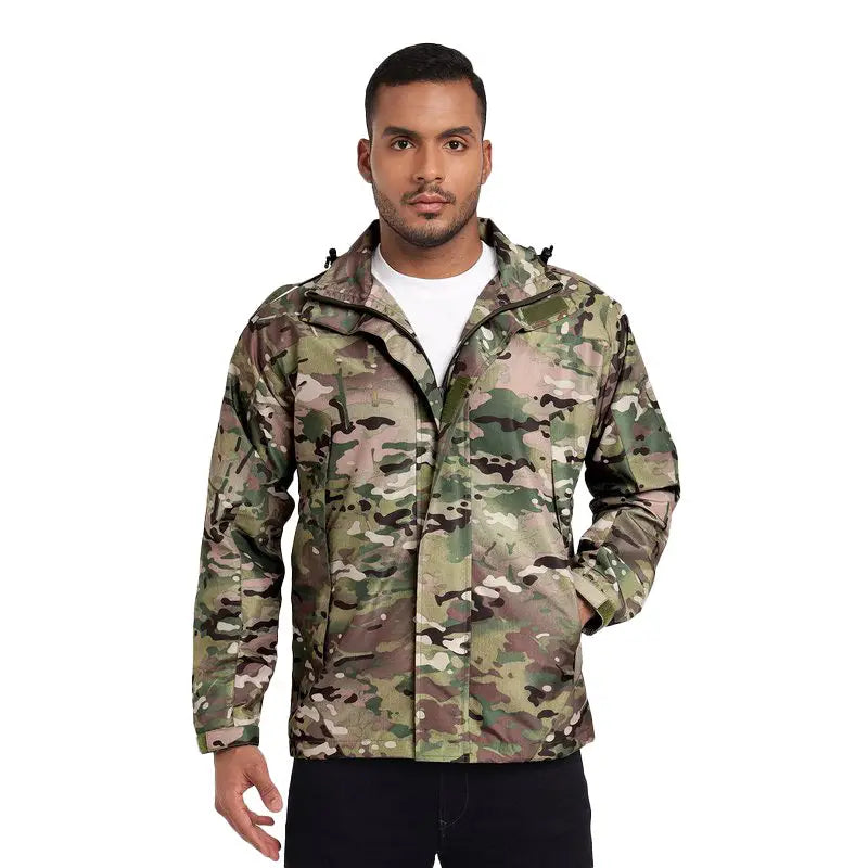 MountMiller Men’s Airshell Ripstop Windproof Jacket - Multicolor / S - Jacket