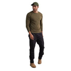 MountMiller Men’s Durafit Torso Full Sleeves T-Shirt - Military Olive / S - T-shirt