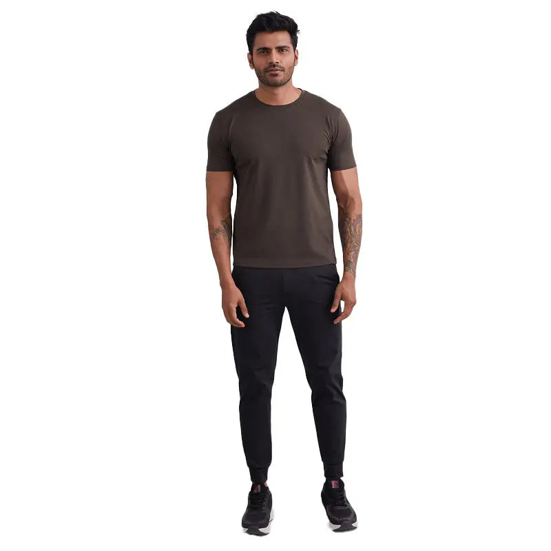 MountMiller Men’s Durafit Torso Half Sleeves T-Shirt - Olive Green / S - T-shirt