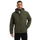 MountMiller Men’s DWR Technical Softshell Jacket - Olive Green / S - Jacket