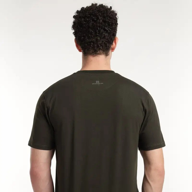 MountMiller Men’s Element Cotton Lyra Half Sleeves T-Shirt - T-shirt