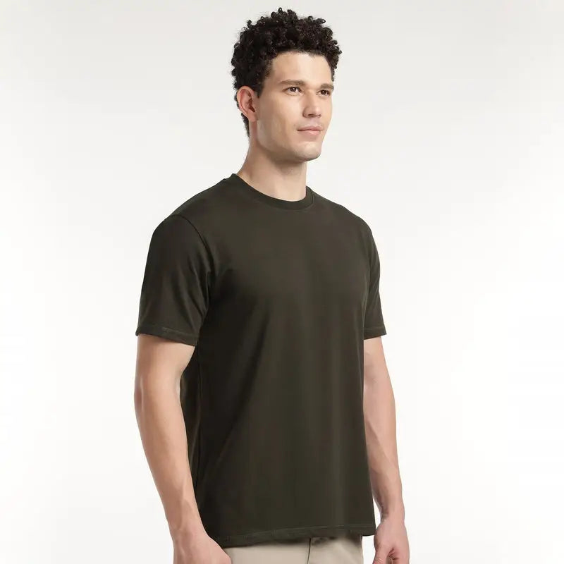 MountMiller Men’s Element Cotton Lyra Half Sleeves T-Shirt - T-shirt