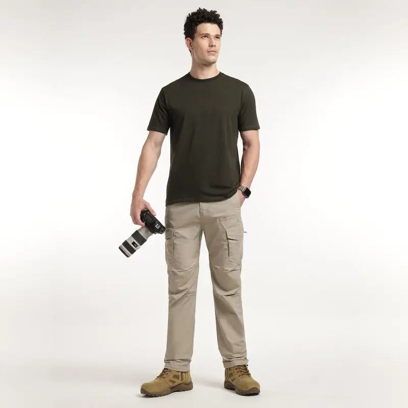 MountMiller Men’s Element Cotton Lyra Half Sleeves T-Shirt - T-shirt
