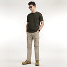 MountMiller Men’s Element Cotton Lyra Half Sleeves T-Shirt - T-shirt