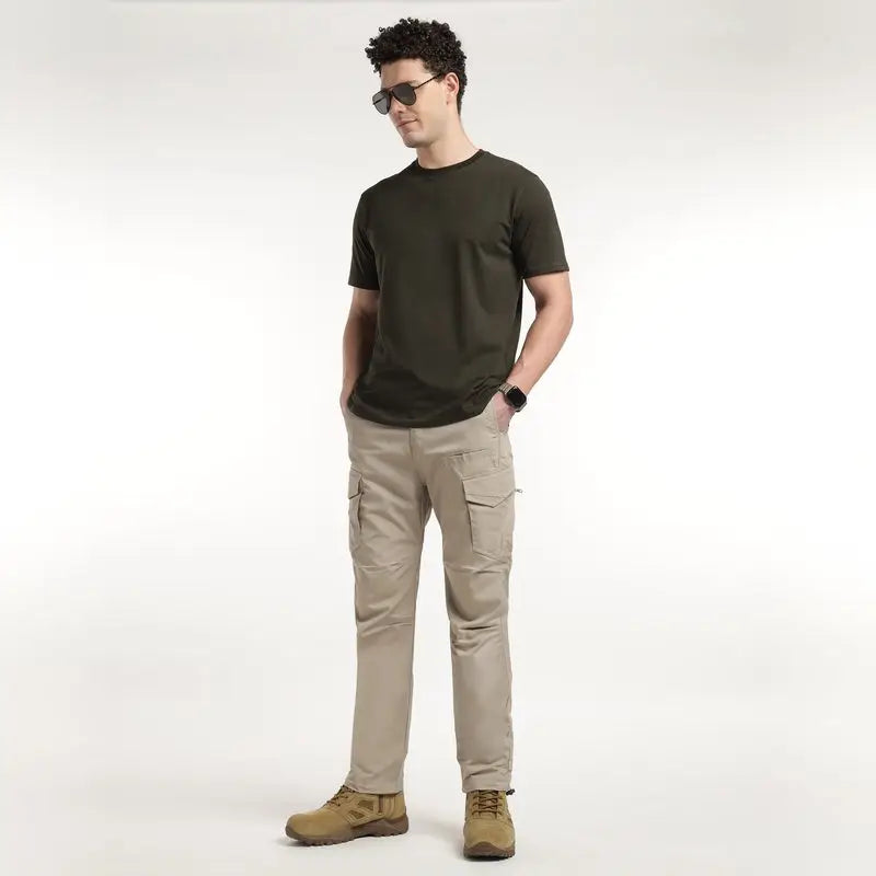 MountMiller Men’s Element Cotton Lyra Half Sleeves T-Shirt - T-shirt