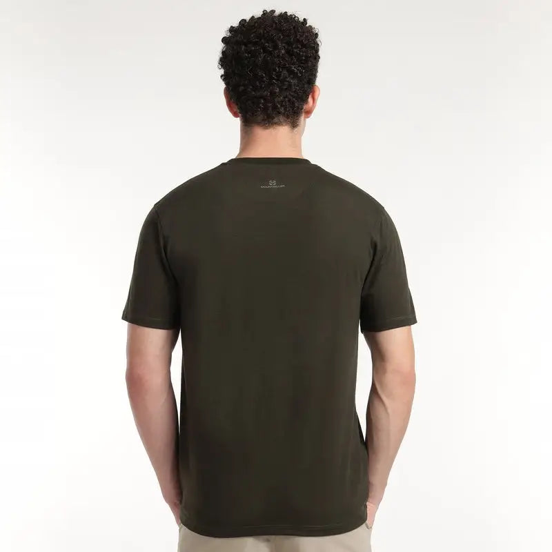 MountMiller Men’s Element Cotton Lyra Half Sleeves T-Shirt - T-shirt