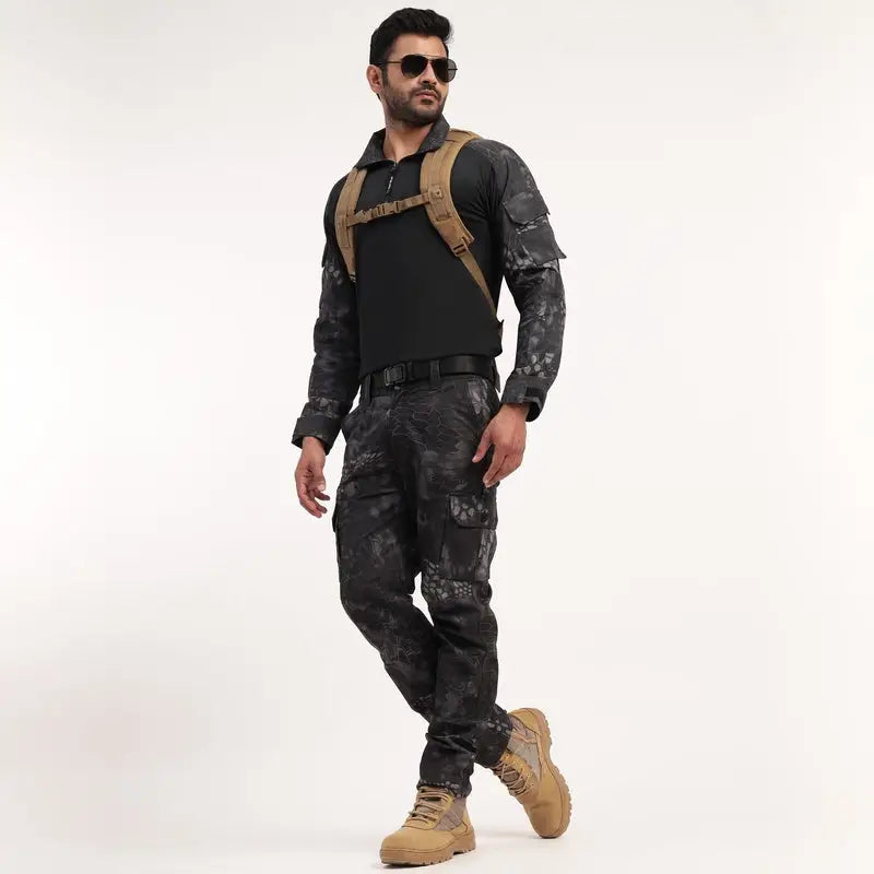 MountMiller Men’s Full Sleeve Tactical T-Shirt - T-shirt